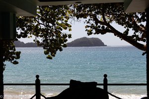 Blick vom Blue Waters Inn nach Little Tobago