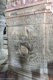 vierköpfiger Hindugott Brahma im Nan Hpaya Tempel von Bagan