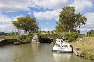 Schleuse von Portiragnes am Canal du Midi