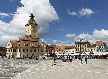 Rathausplatz von Kronstadt