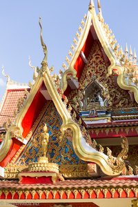 Viel Gold im Chanthaboury Temple von Vientiane