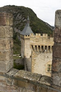 im Château de Foix in den Midi-Pyrénéen