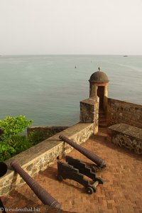 Ausblick vom Fort bei Puerto Plata über das Meer