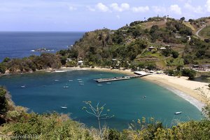 Blick in die Parlatuvier Bay, Tobago