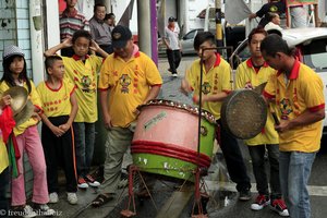chinesische Trommler in Kuching
