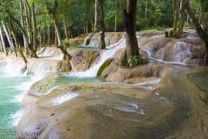 Blick zum Tad Sae-Wasserfall