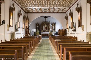 In der Kirche von San Agustín in Kolumbien.