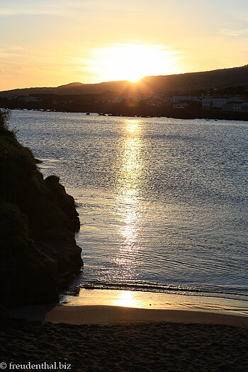 Sonnenuntergang bei Horta auf Faial