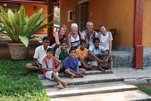 Gruppenfoto mit uns dabei