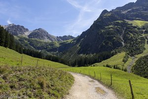 Im schönen Wildenbachtal beim Kleinwalsertal