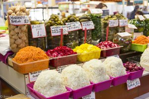 Sauerkrautstand im Zentralmarkt von Riga