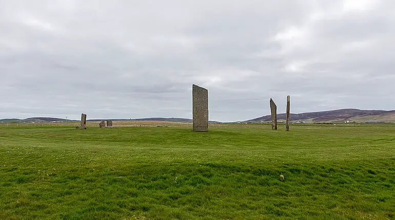 bei den Stehenden Steinen von Stenness