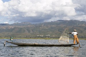 Einbein-Fischer auf dem Inle-See