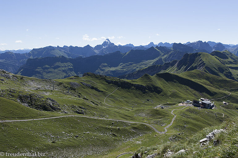 Ausblick vom Nebelhorn Ausblick vom Nebelhorn