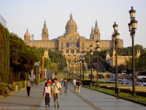 Blick zum Palau Nacional