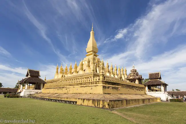 Reisebericht Laos | Tempel Pha That Luang in Vientiane