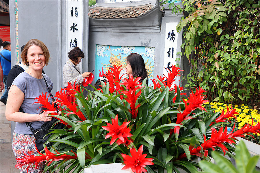 Besuch des Ngoc-Son Tempels in Hanoi