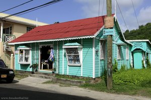 typisches Holzhaus auf Carriacou
