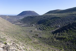 Der Monte Corona hinter dem Valle de Guinate