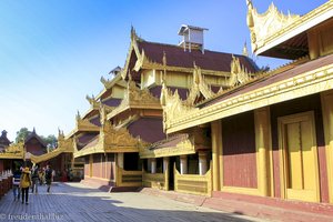 Haupthalle im Königspalast von Mandalay