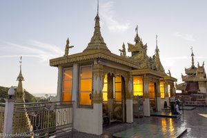 Abendstimmung bei der Kyaik Than Lan Pagode von Mawlamyaing