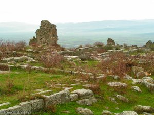 alte Ruinen in der hellenistischen Königstadt Pergamon