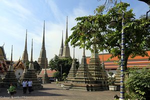 Chedis beim Wat Pho
