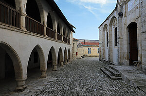 Gasse beim Museum Omodos