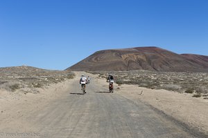 Mit dem Fahrrad über die Insel La Graciosa