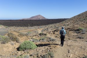 Wieder am Fuß der Caldera Blanca