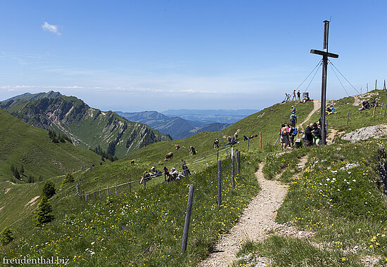Beim Gipfel des Stuiben