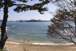 Aussicht von den Wanderwegen des Yi Sun-sin Parks