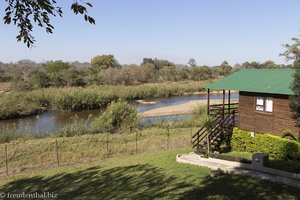 Aussicht von unserer Terrasse auf den Krüger Nationalpark