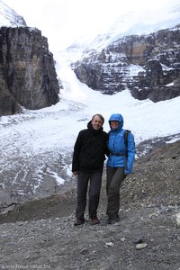 Ankunft am Aussichtspunkt des Plain of Six Glaciers