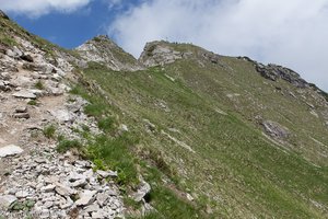 Abstieg von der Kanzelwand zur Rossgundalpe