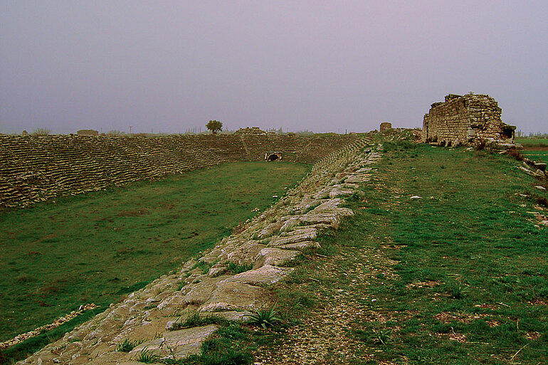 Im antiken Stadion von Aphrodisias