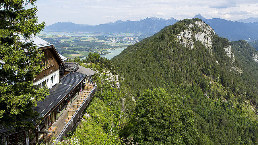 Blick vom Falkenstein zum Einer- und Zwölferkopf