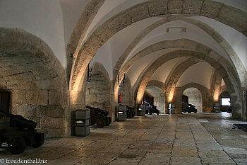 im unteren Bereich der Festung von Belém