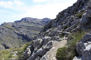 Wanderweg am Puig Roig auf Mallorca