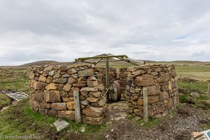 Gut erhaltene Rossmühle von Hagdale