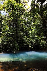 Río Celeste - das Wasser färbt sich blau