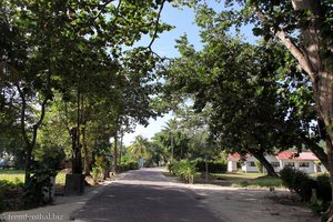 Straße auf La Digue