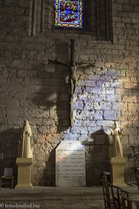 Kreuz in der Basilika Saint-Sauveur in Rocamadour