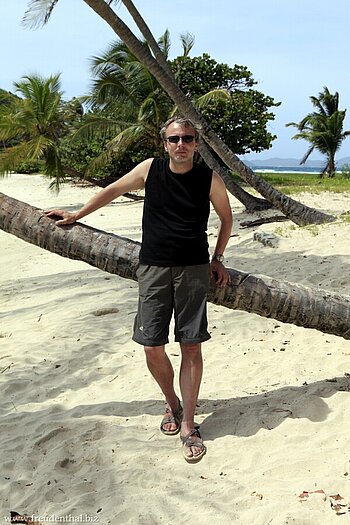 Lars am Strand der Salt Whistle Bay