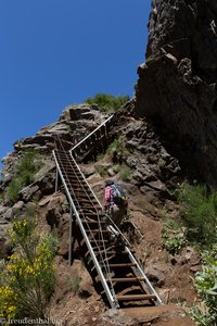 Umweg über eine Treppe zum Pico Ruivo