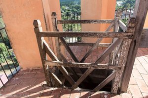 steile Treppen im Turm von Iznaga