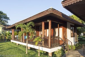 unser Bungalow in der Villa Vang Vieng Riverside