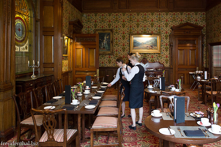 im Restaurant vom Norwood Hall Hotel