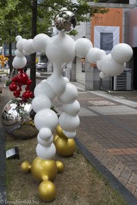 Bubble-Mensch in der Bongsan Culture Street von Daegu