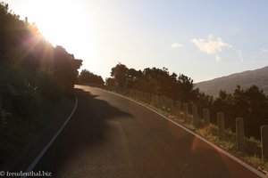 Straße auf den Aussichtsberg Guia